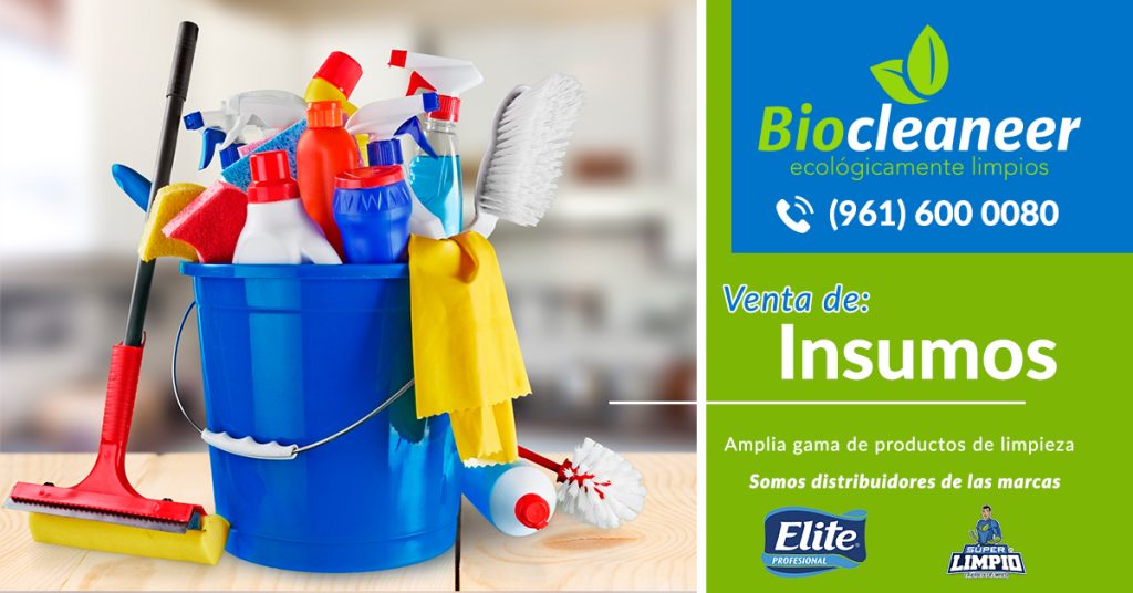 Venta de insumos de limpieza en Chiapas